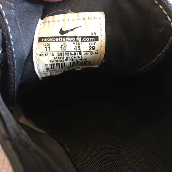 Nike Zoom Air Stefan Janoski Black Sneakers Sz 11 - Picture 7 of 8